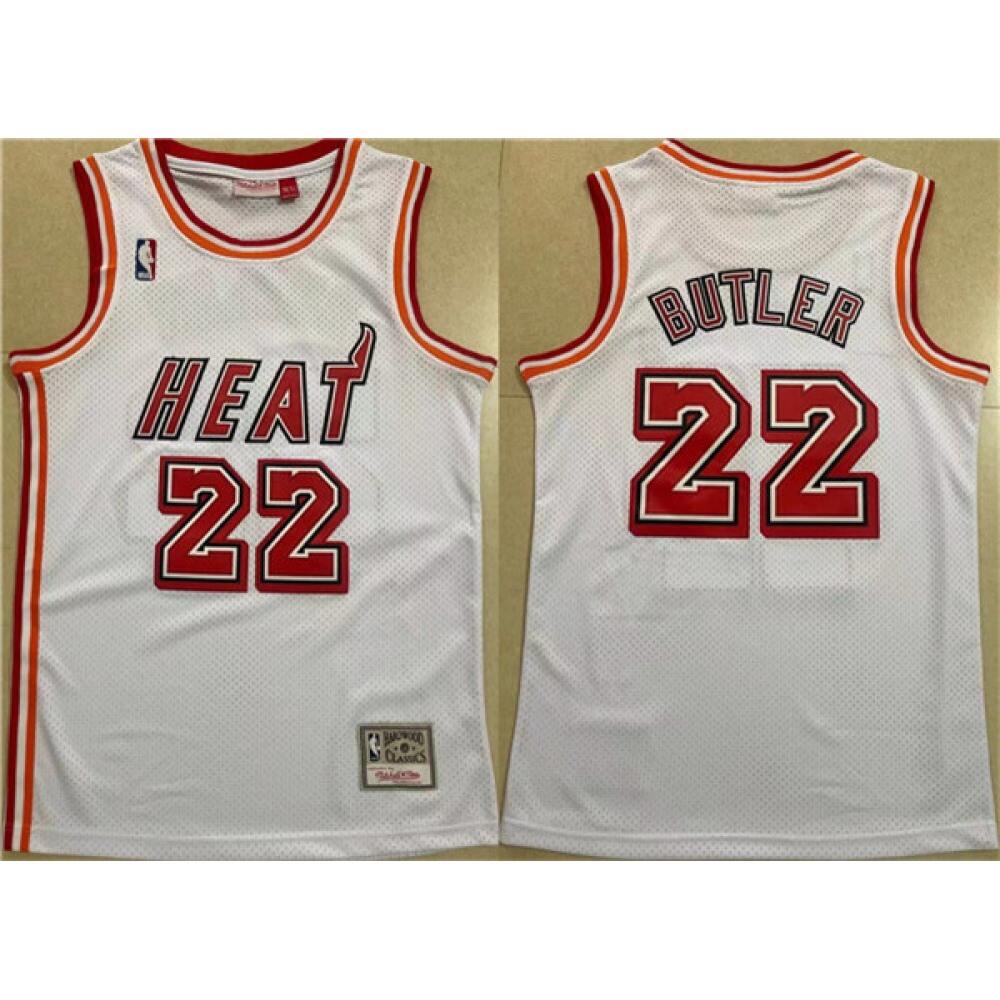 Professional Grade Men's MIA #22 Jimmy White Basketball Jersey