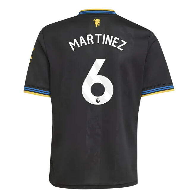 2025-2026 Man Utd Third Shirt (Kids) (Martinez 6) (Match Day)
