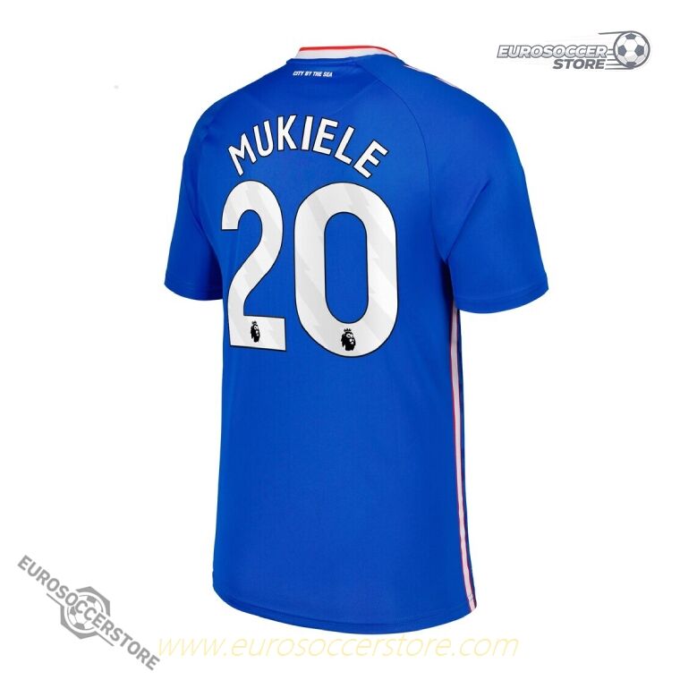 Sunderland 2025-26 Season Away MUKIELE Number 20 Football Jersey