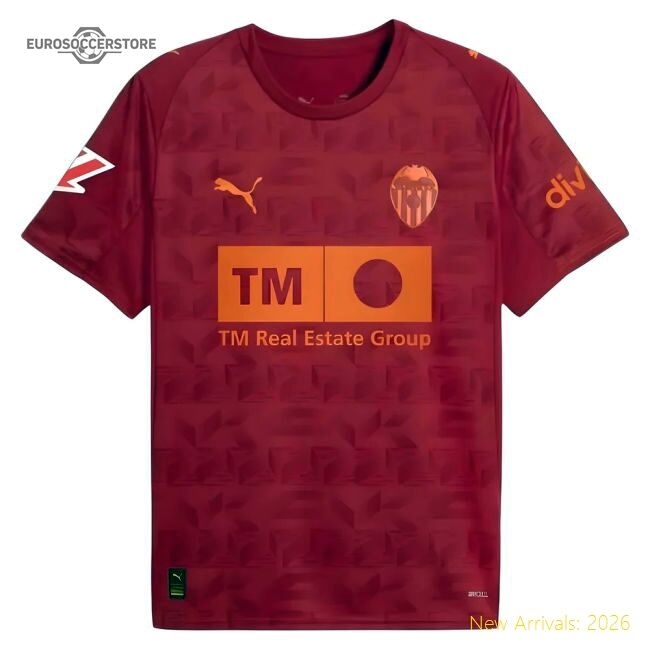 2025-2026 Valencia Cf Second Jersey (kids) (lrioja 22)