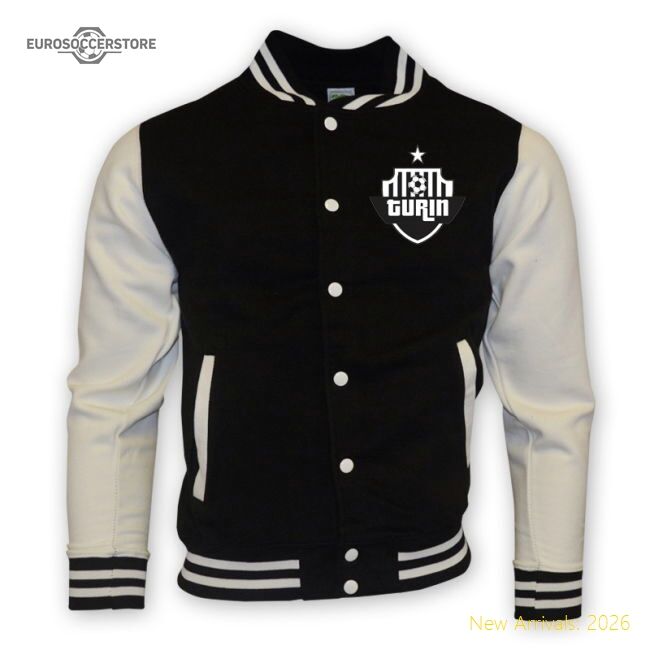 Superior Bianconeri College Baseball Winter Jacket (black) - Kids