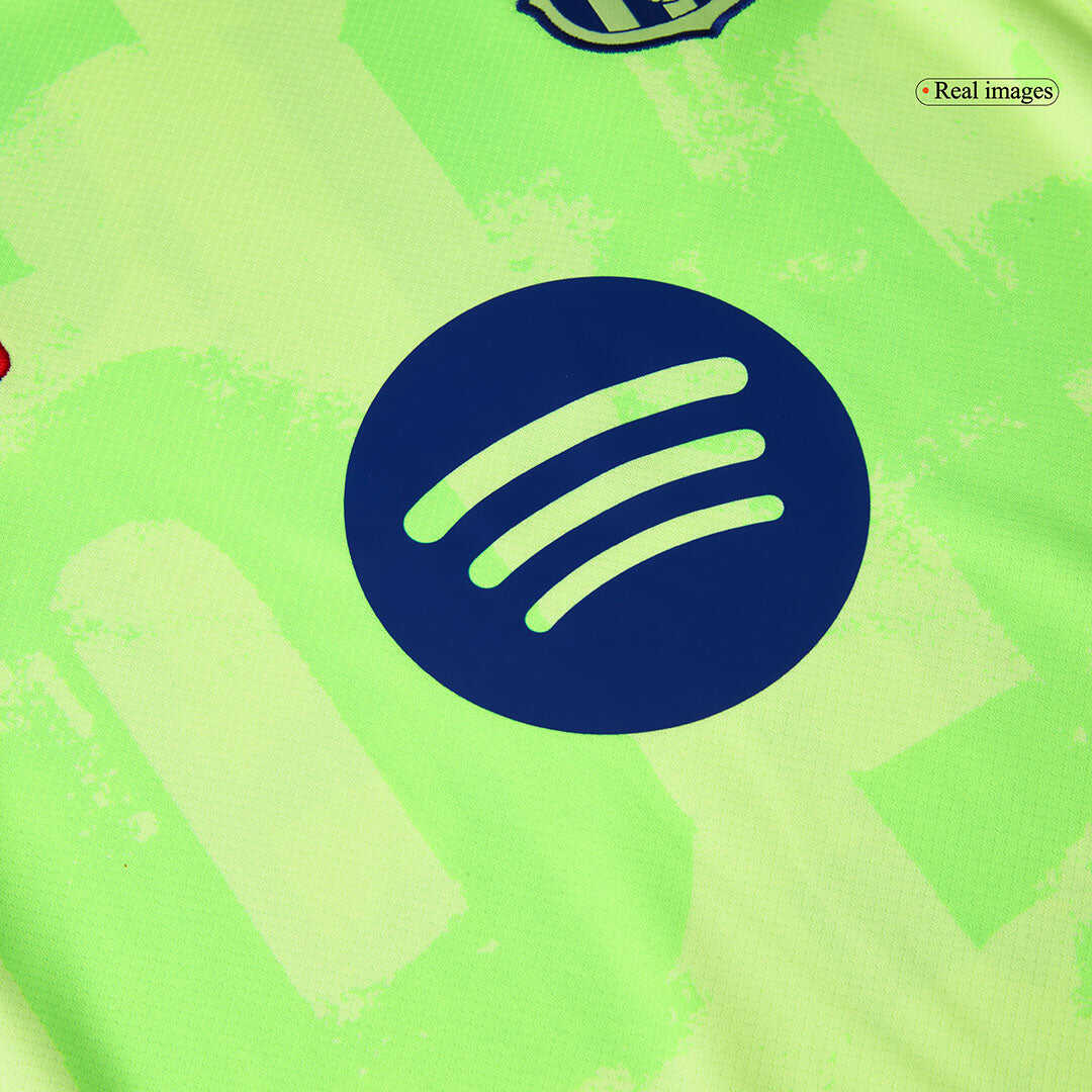 Barcelona Third Away Soccer Jersey 2024/25 - (Spotify Logo Without Tex