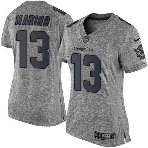 None #None Gray None Limited NFL Jersey football jersey