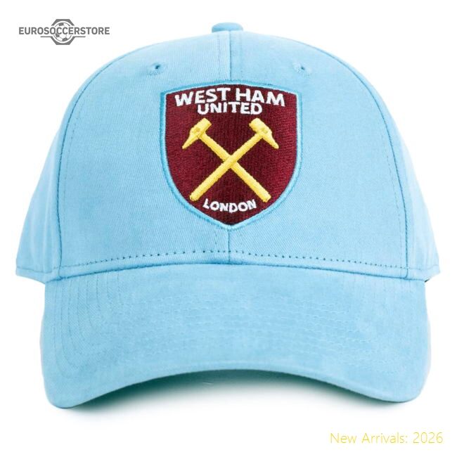 Top-grade West Ham United Fc Mvp Sky Blue Cap - Premium Quality
