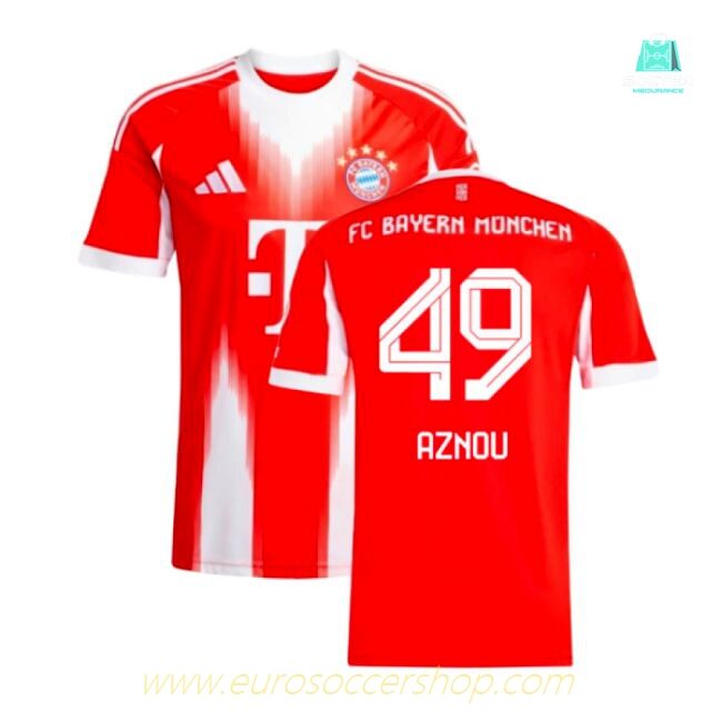 2025-2026 Bayern Munich Home Shirt (Aznou 49)