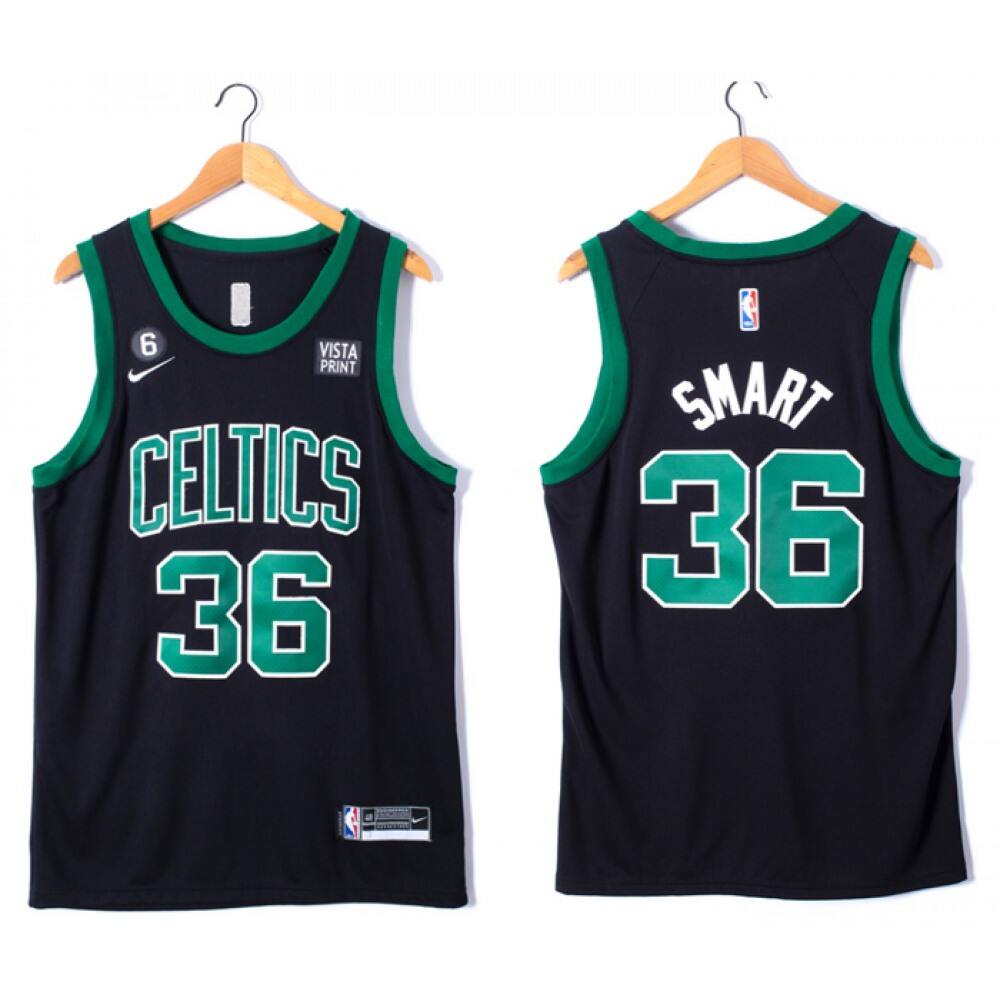 Classic 36 Boston Celtics Jersey Black - - NBA Collection