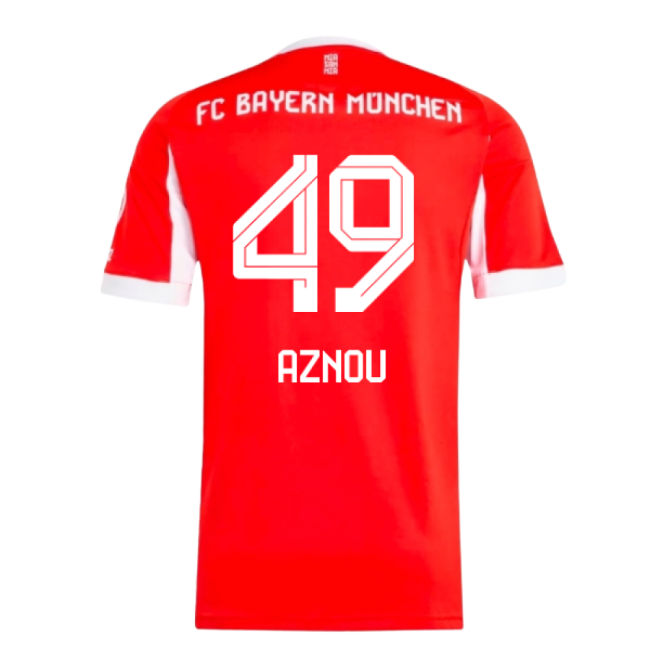 2025-2026 Bayern Munich Home Shirt (Aznou 49)