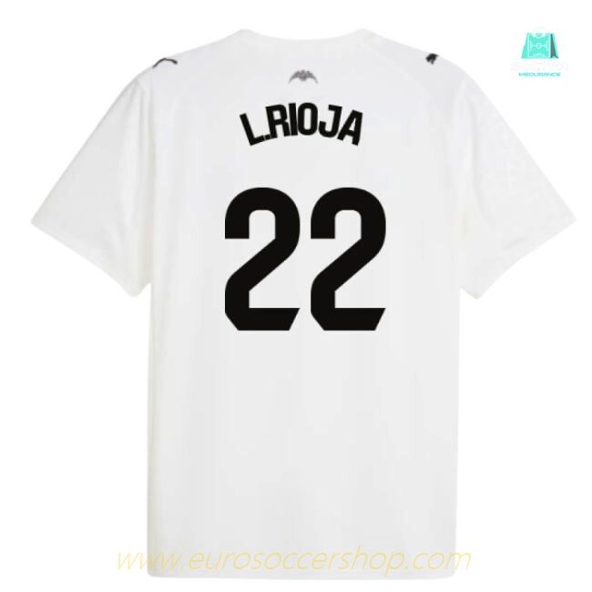 2025-2026 Valencia Home Shirt (L.Rioja 22)