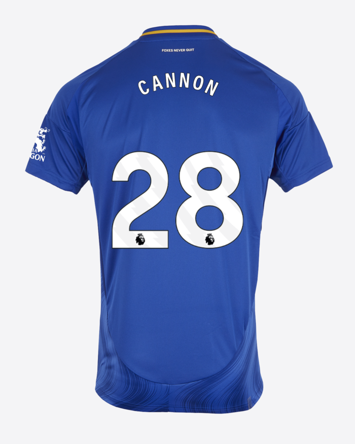 Leicester City 24-25 Home CANNON 28 Football Jersey