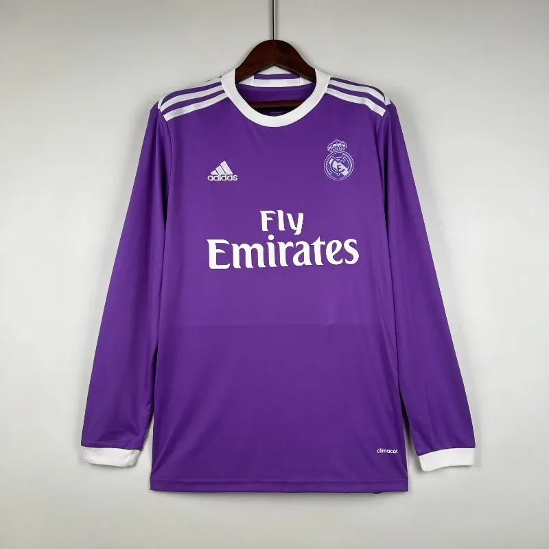 2016-2017 Real Madrid Long Sleeve Jersey retro kit