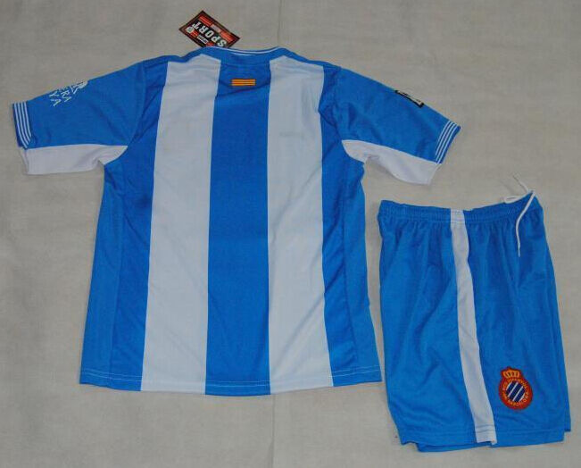 Performance Driven Kids Espanyol 2015-16 Home Soccer KitShirtShorts