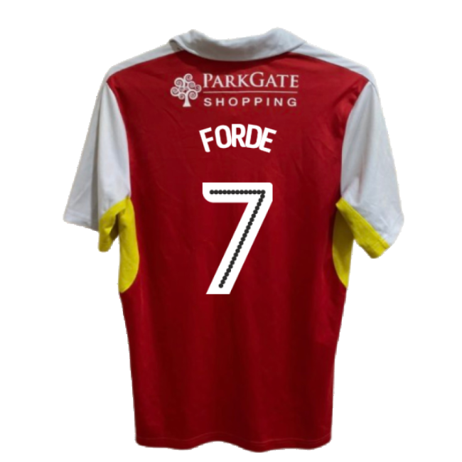 Rotherham 2016-17 Home Shirt ((Good) XL) (Forde 7)