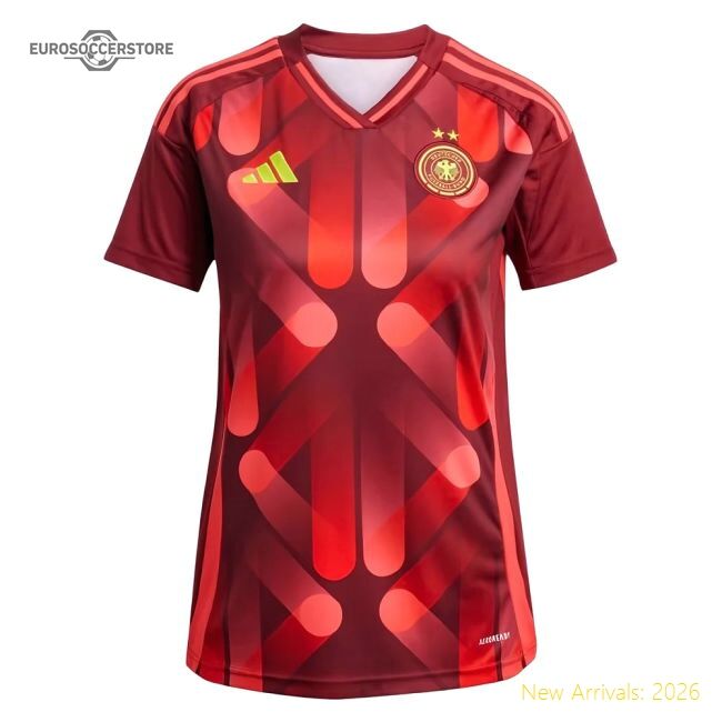 Official Germany 2025-2026 Away Short Sleeve Shirt Slim Mobility