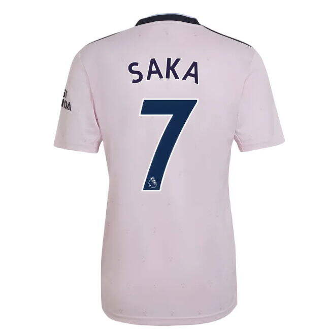 Arsenal Third Football Jersey 2022-20 SAKA 7 L S