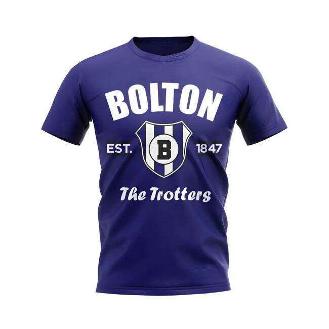 Bolton Established Football T-Shirt (Navy)