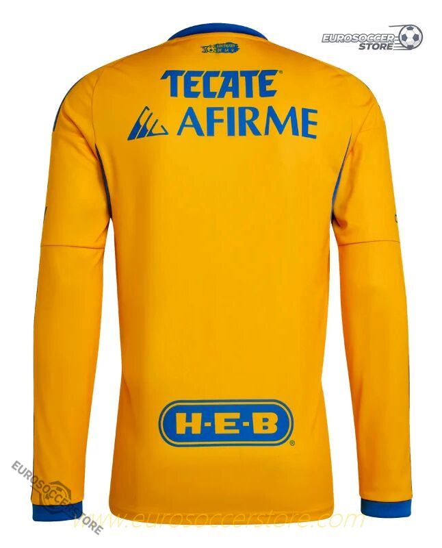 Tigres UANL 25-26 Season Home Long Sleeve Football Jersey