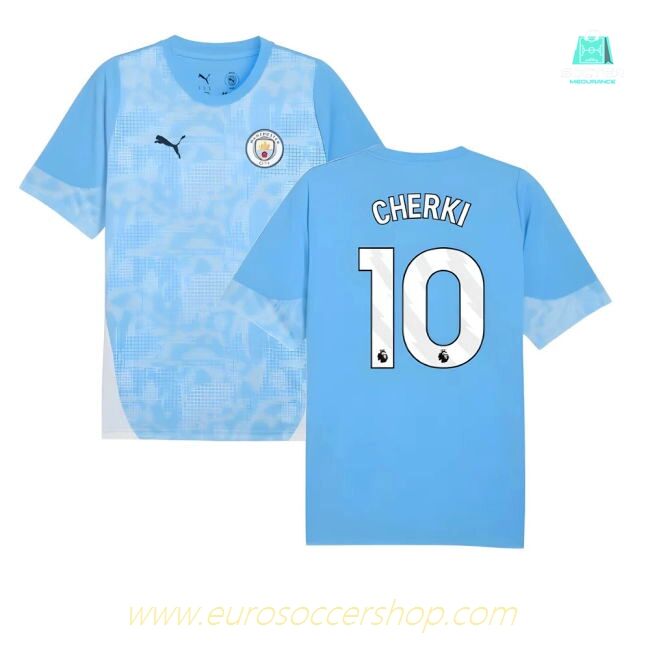 2025-2026 Man City Training Jersey (Light Blue) (Cherki 10)