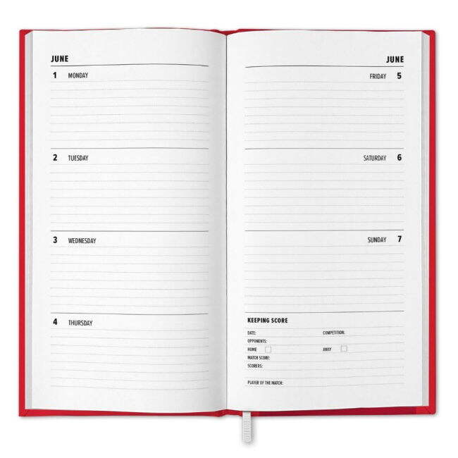football shirt Arsenal FC Slim Diary 2026