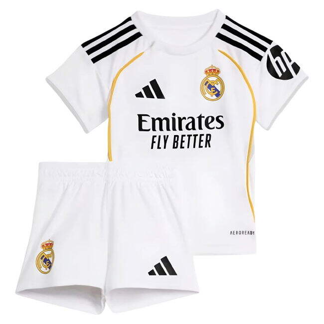 Official 2025-2026 Real Madrid Spanish Home Jersey (Baby)