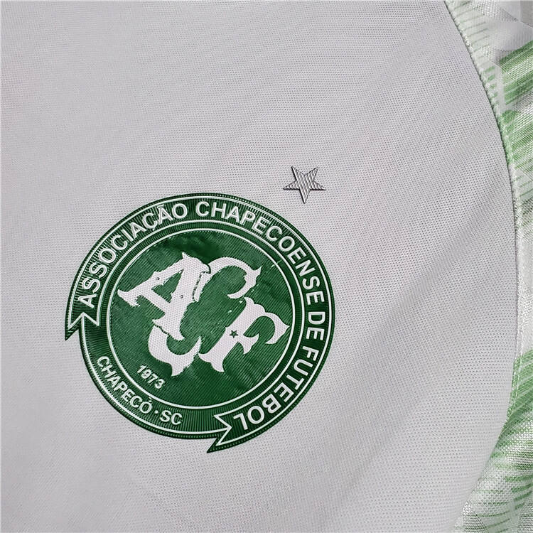 Chapecoense Soccer Jersey 20-21 Away White Soccer Shirt - Official