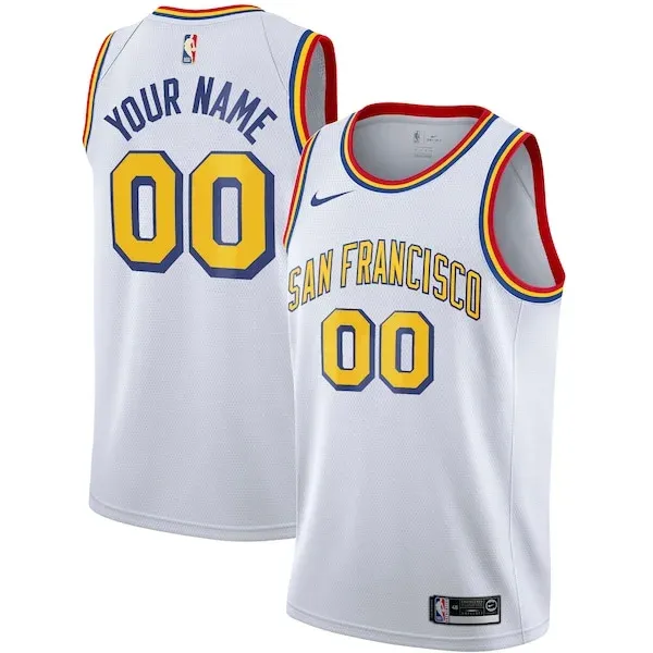 Golden State GSW Swingman Jersey - retro exclusive - White casual