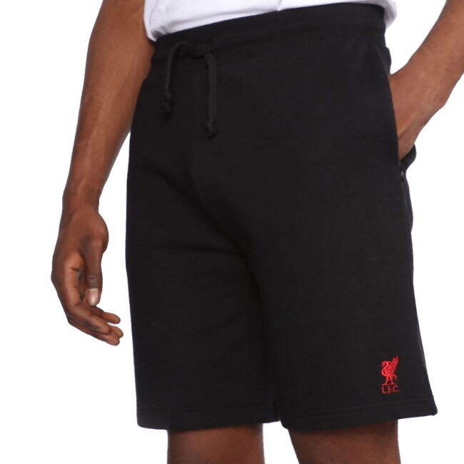 Liverpool FC Sweat Shorts Mens Black Small (Limited Edition)