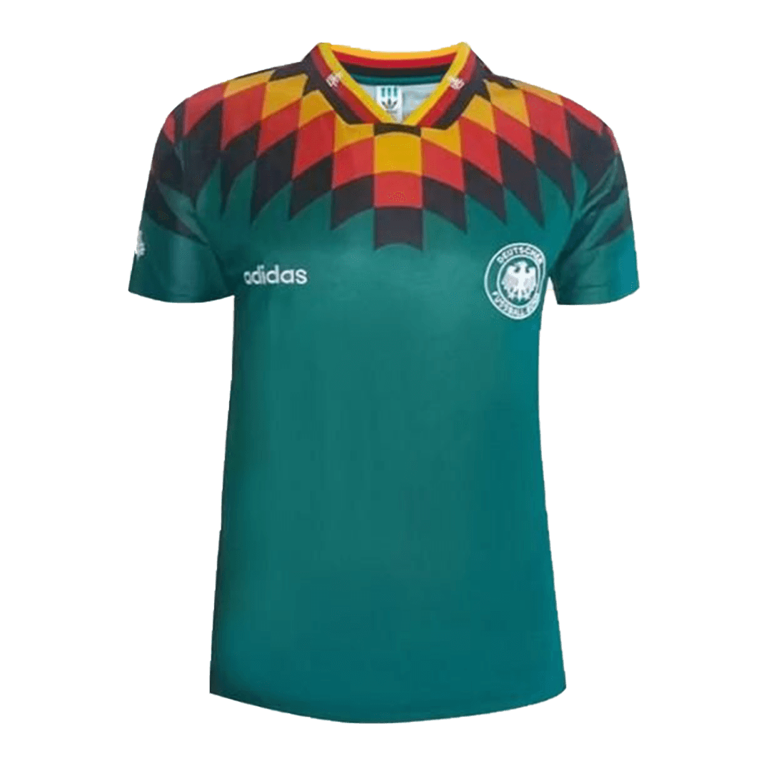 Retro 1994 Germany Away Soccer Jersey Authentic Kit