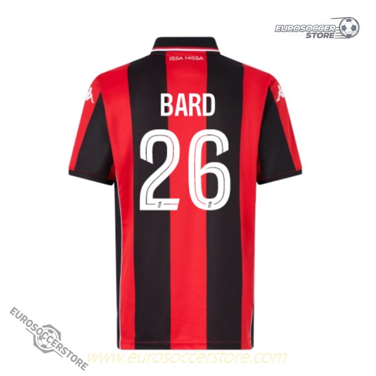 OGC Nice Home BARD 26 Football Jersey for the 25-26 Season