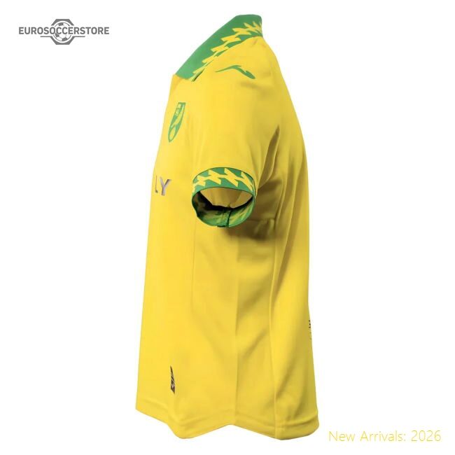 Premium 2025-2026 Norwich City Home Shirt - Kids - Premium Quality
