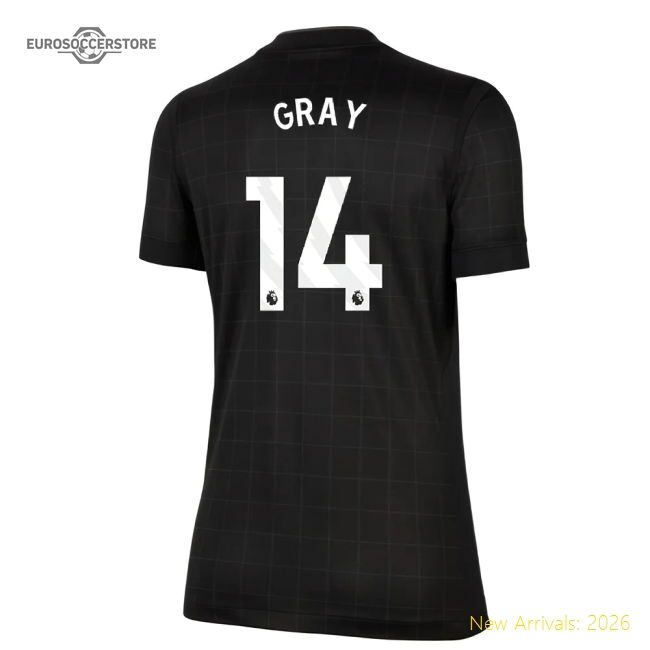 Top-grade 2025-2026 Tottenham Hotspur Away Shirt (womens) (gray 14)