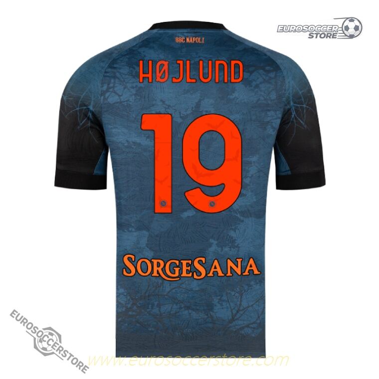 Napoli's Halloween Edition HØJLUND 19 Jersey for the 25-26 Season
