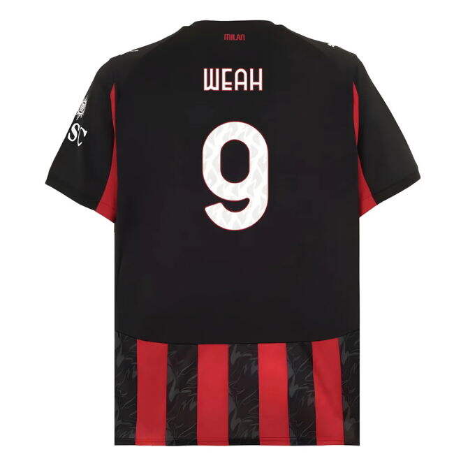 2025-2026 ACM Home Shirt (Weah 9) UV Protection Antibacterial