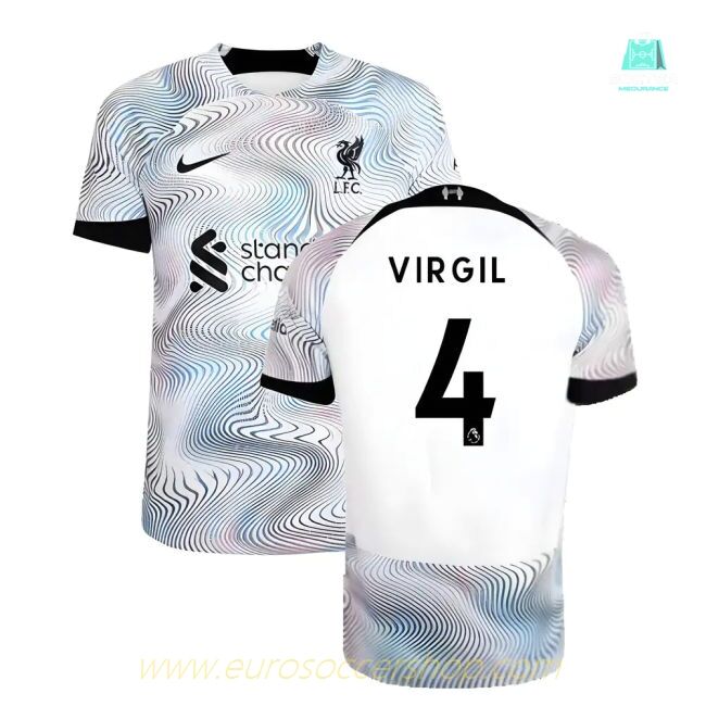 2022-2023 Liverpool Away Vapor Player Issue Shirt (VIRGIL 4)
