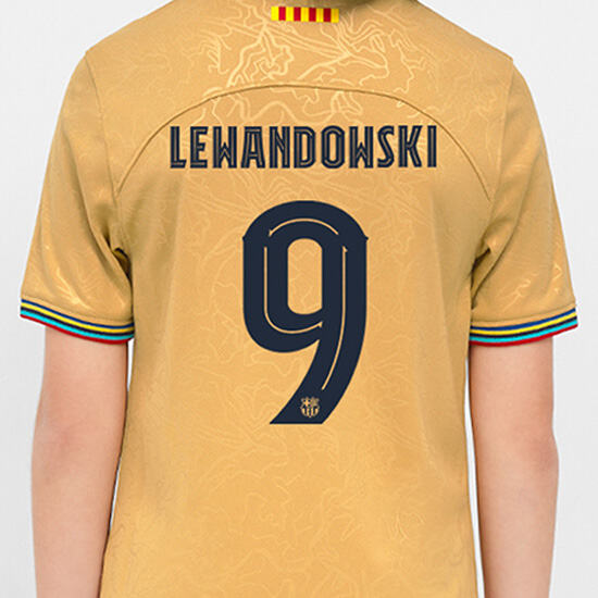 Nike Barcelona nike barcelona lewandowski #9 Away Jersey 22/23