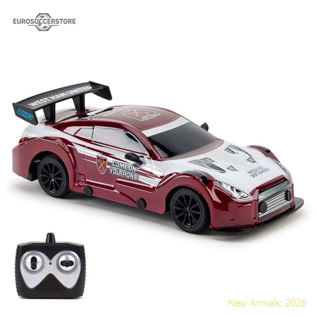 Official West Ham United Fc Radio Control Sportscar 1:24 Scale