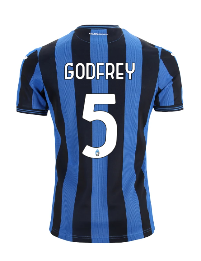 Atalanta's 24-25 Home GODFREY 5 Jersey