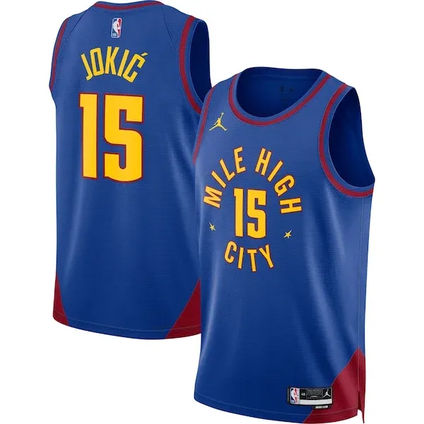 Nikola Jokic DEN Swingman Jersey - fashionable superior - Blue
