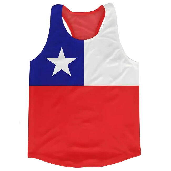 Replica Chile Flag Running Vest Quality Official Replica