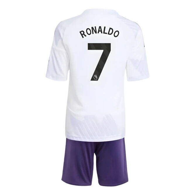 Genuine Man Utd 2025-2026 Man Utd Away Mini Kit (Ronaldo 7)