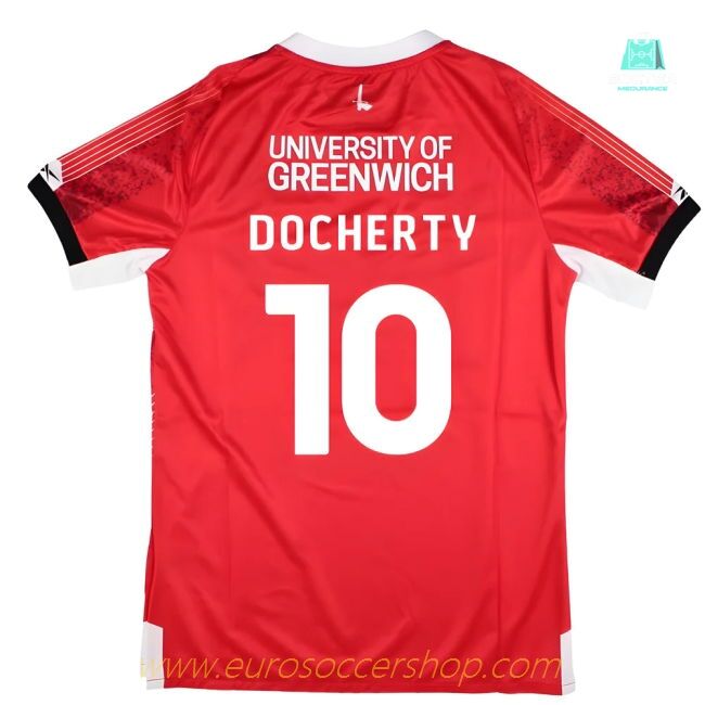 2025-2026 Charlton Athletic Home Shirt - Kids (Docherty 10)