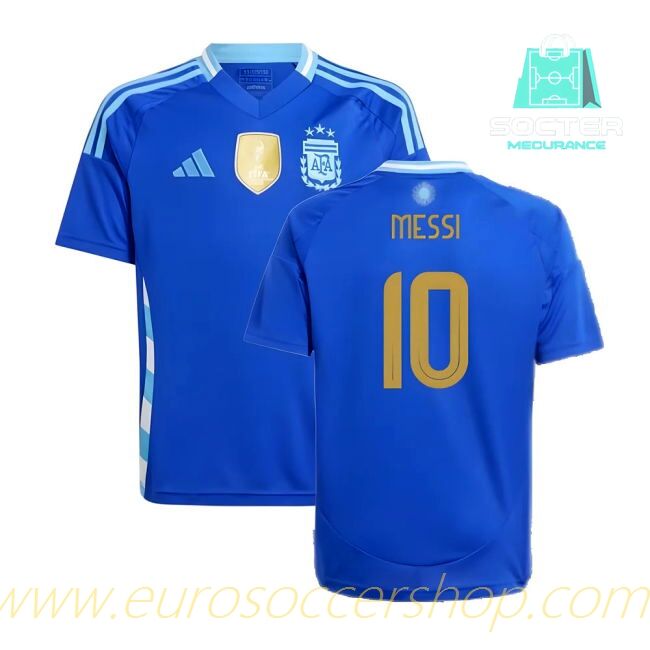 2024-2025 Season Albiceleste Away Football Shirt World Cup Kids (MESSI 10)