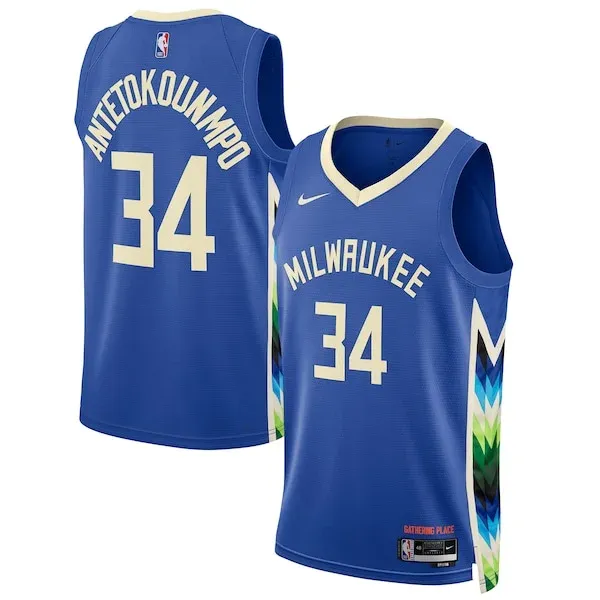 Giannis Antetokounmpo MIL Swingman Jersey - exclusive NBA game-day