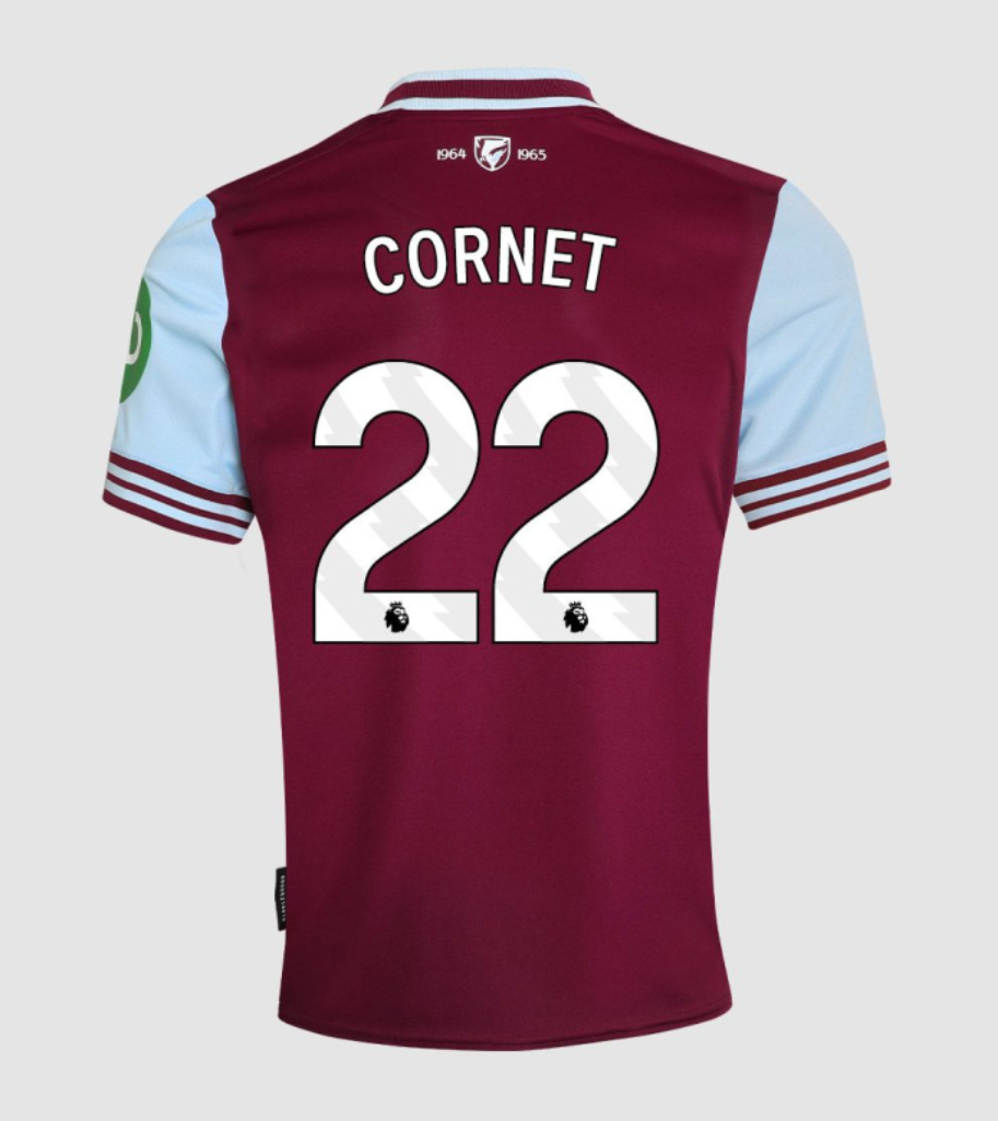 West Ham United Home CORNET 22 Jersey for the 24-25 Season