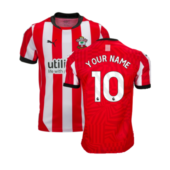 Authentic 2024-2025 Southampton Home Shirt (Kids) (Your Name)