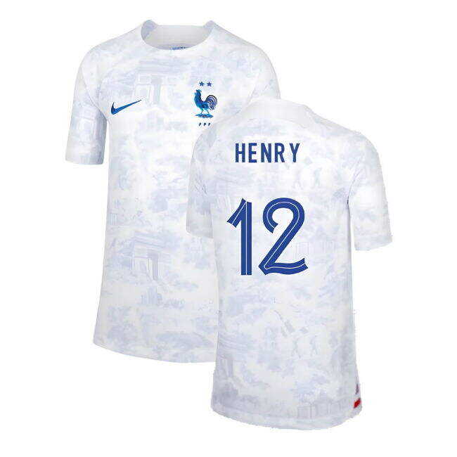 Low Cost 2022-2023 France Away Shirt (Kids) (Henry 12) From China