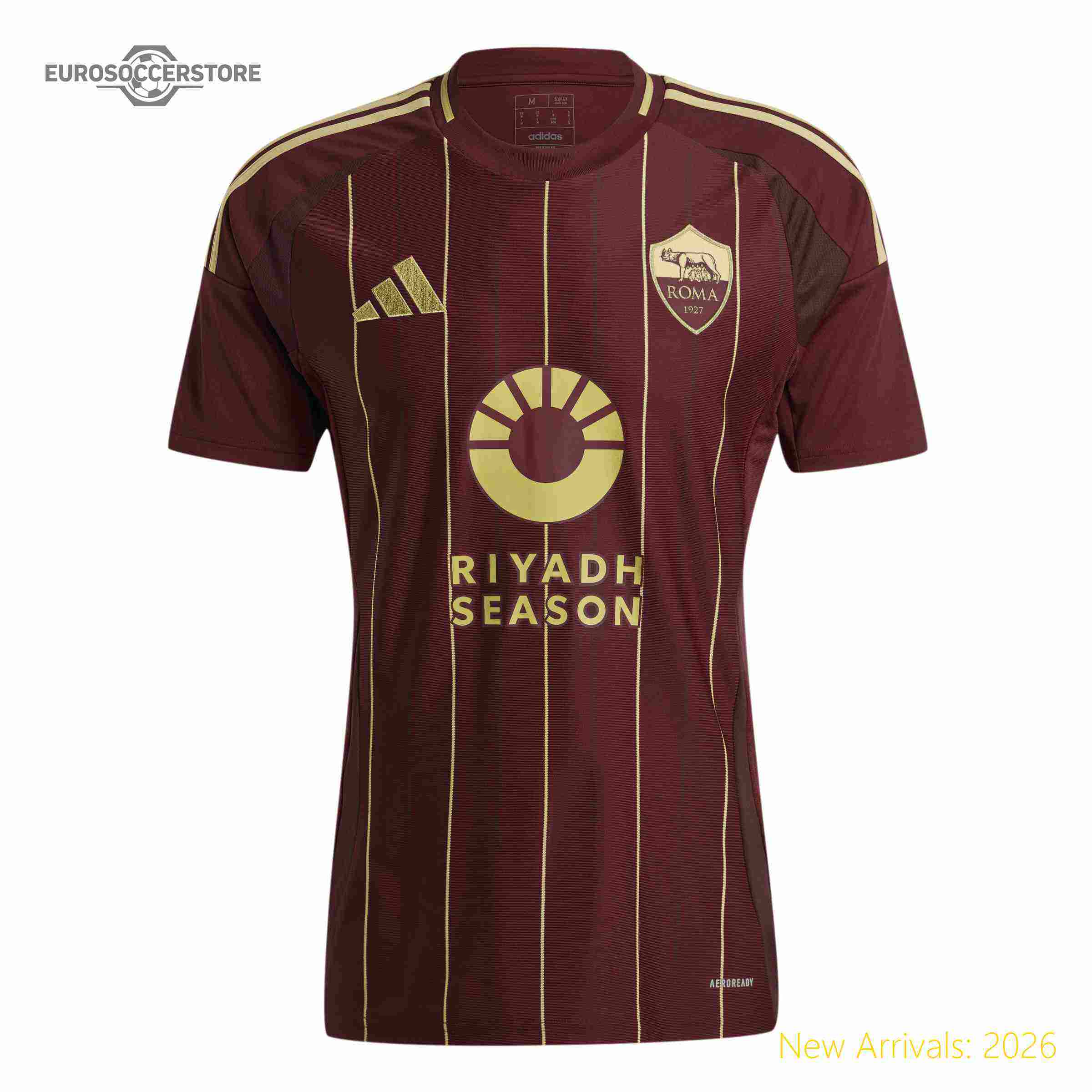 Officially Approved Sleek Design Adult As Team Home Premium Jersey