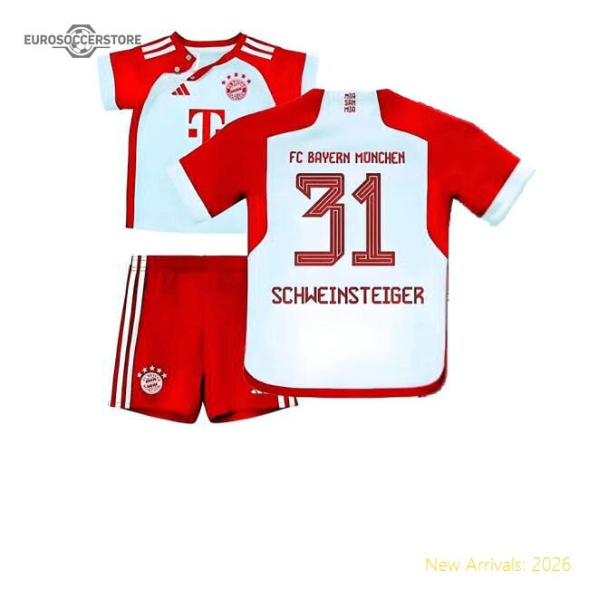 High-quality 2023-2024 Bayern Munich Home Baby Kit (schweinsteiger 31)