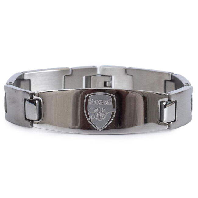 Arsenal FC Oval Plate Bracelet (Fan Favorite)