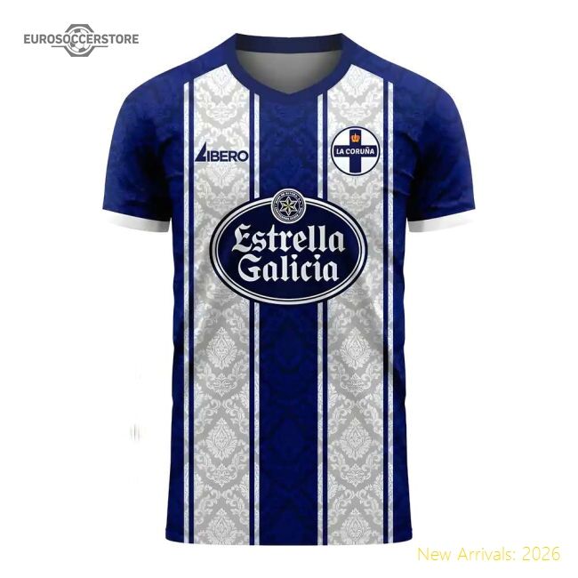 High-Quality Deportivo La Coruna 2025-2026 Home Concept Football Kit