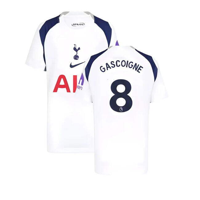 Authentic Design Spurs Tottenham Hotspur Home Shirt Kids Gascoigne...